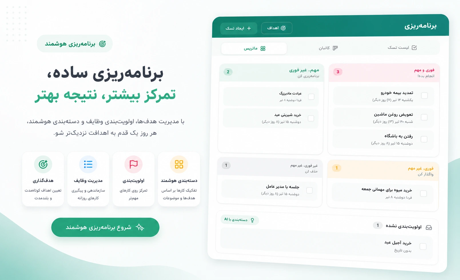 ماتریس آیزنهاور